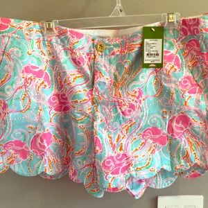 Lilly Pulitzer Jellies Be Jammin Buttercup Shorts